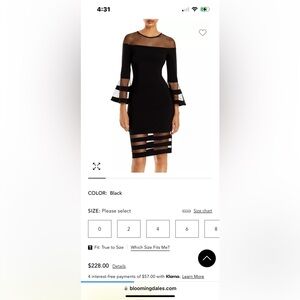 🆕 Formal Black Dress/size 6/Stunning! 🖤/Bloomingdale’s exclusive